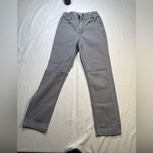 Cherokee Gray Casual Pants Boys size 8 adjustable waist
